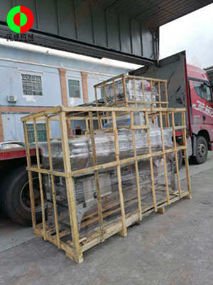 渦流洗菜機(jī)組發(fā)往山東客戶！