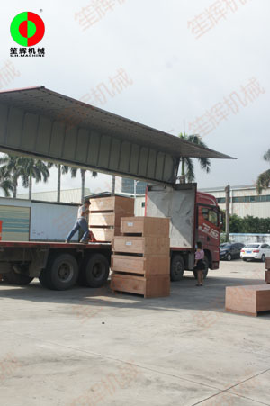 因海外疫情關(guān)系，積壓占倉(cāng)的出口設(shè)備第一批次發(fā)貨裝車！