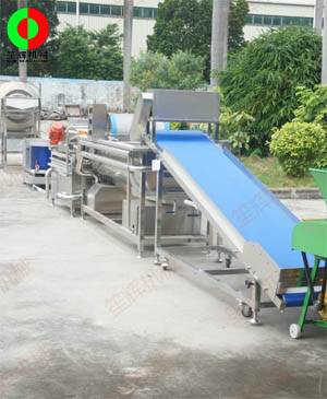 肇慶高新區(qū)本地客戶現(xiàn)場(chǎng)檢驗(yàn)艾草處理加工生產(chǎn)線！