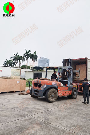 泰國(guó)客戶復(fù)購(gòu)的沙拉菜清洗脫水線設(shè)備發(fā)貨交付！